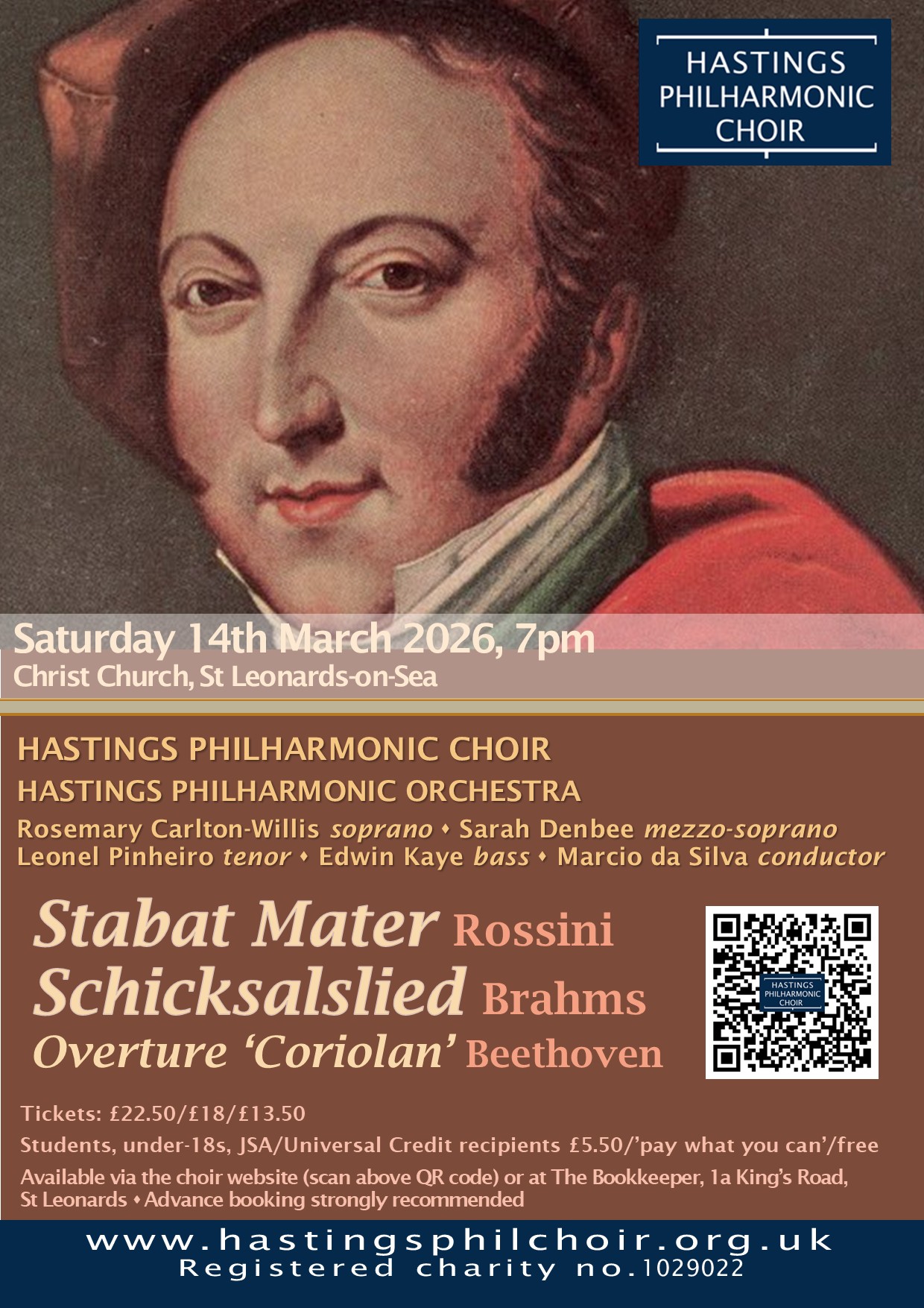 Hastings Philharmonic Choir Spring Concert, 14 March 2026