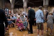 Audience and choir relax during the interval 1